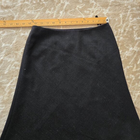NWOT Melanie Lyne Black / Dark Grey Skirt - Size 2 40% Wool - Picture 3 of 6